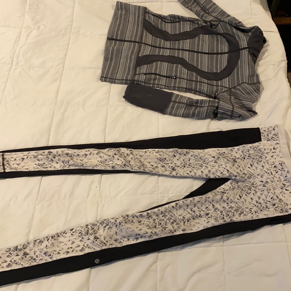 LULU LEMON JACKET AND PANTS